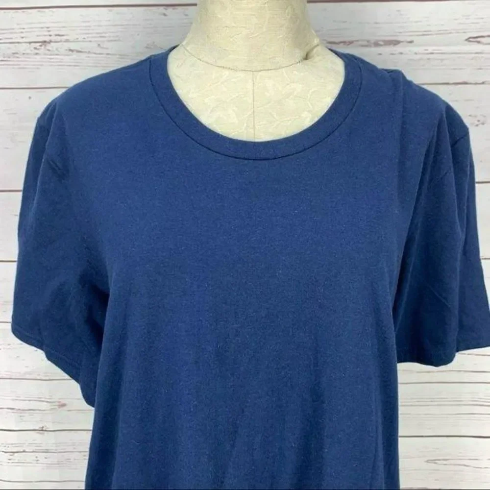 Adidas Amplifier Navy Blue Tee Shirt‎ Size XL